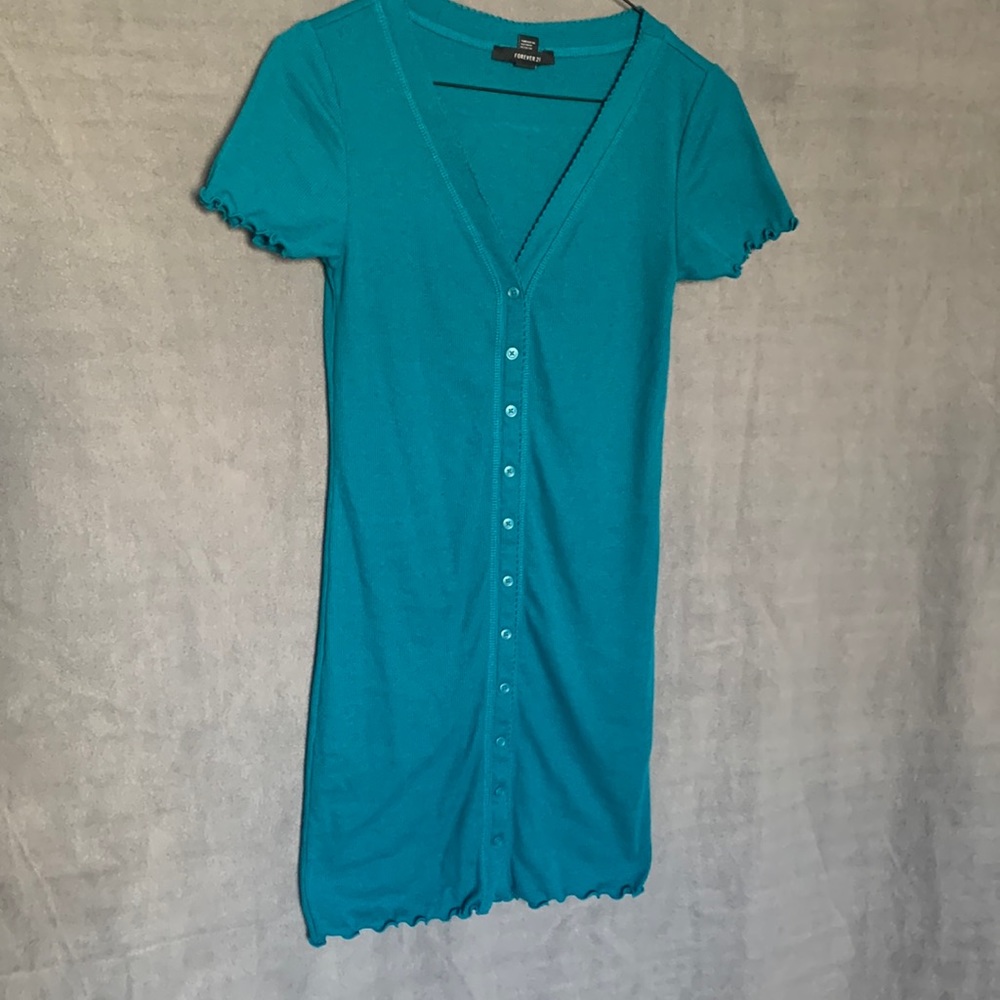 Forever 21 Teal dress